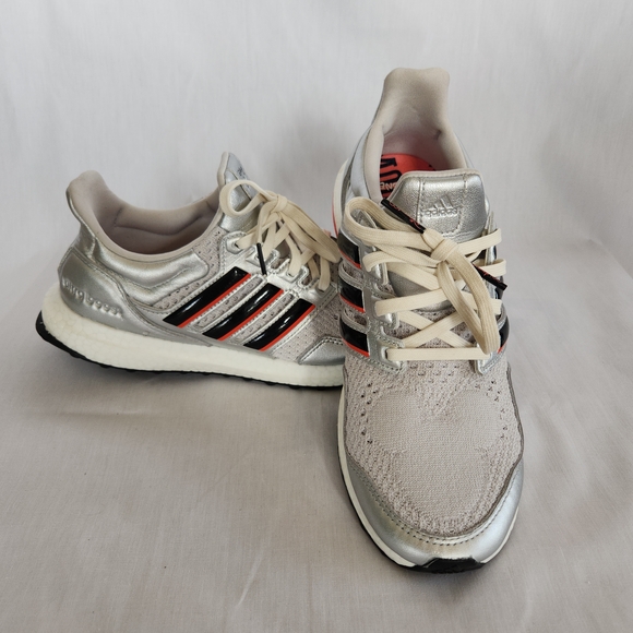 adidas Other - adidas Men's Silver Black Orange Athletic Shoes